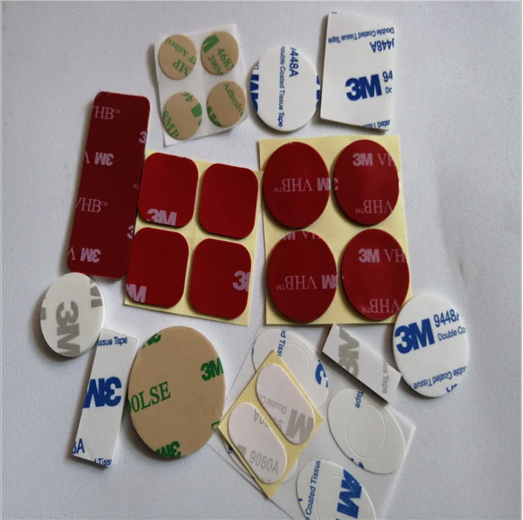 No Trace No Residual Transparent Red Film Strong Glue Waterproof Temperature Resistant Acrylic Double-sided Tape