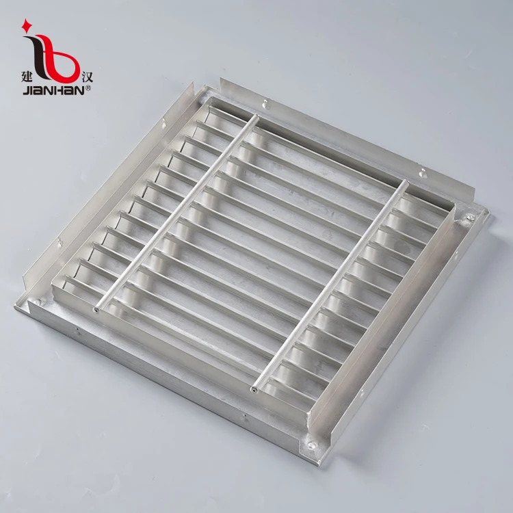 Decoration Square Air Vent Grille Waterproof Aluminium Ventilation Grilles Vent Tuyere Louver Grill