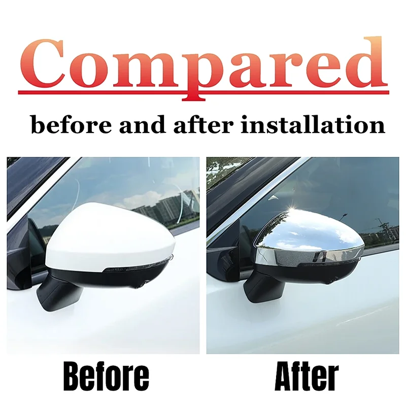 Automotive ABS exterior trim parts OEM for Nissan Qashqai rearview mirror cover trim cover