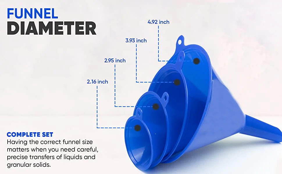 Promotional Top Quality cheap Plastic Funnel small Plastic Funnel