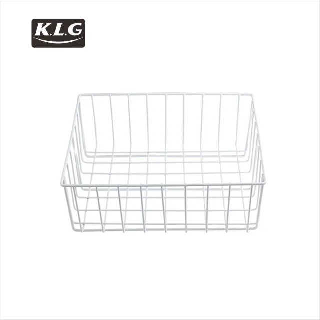 various kinds of meshed basket and metal steel wires basket for curved glass door chest ice cream freezer
