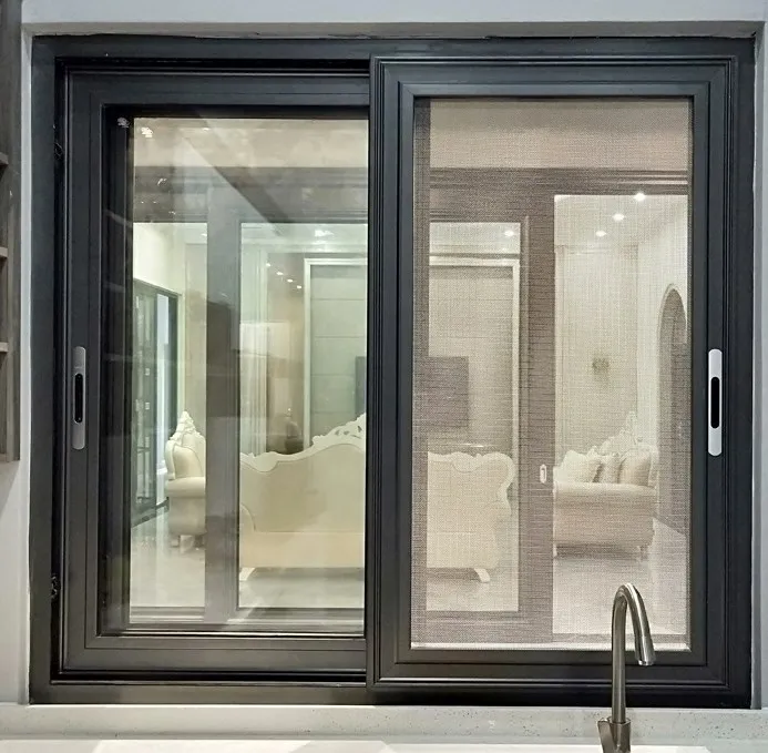 High quality manufacture directly exterior bathroom aluminium balcony sliding window