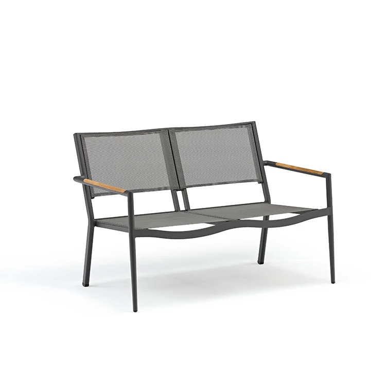 Couture Jardin Polo New Design Aluminum Outdoor Patio Furniture Leisure Garden Sofa Set 6 Pieces