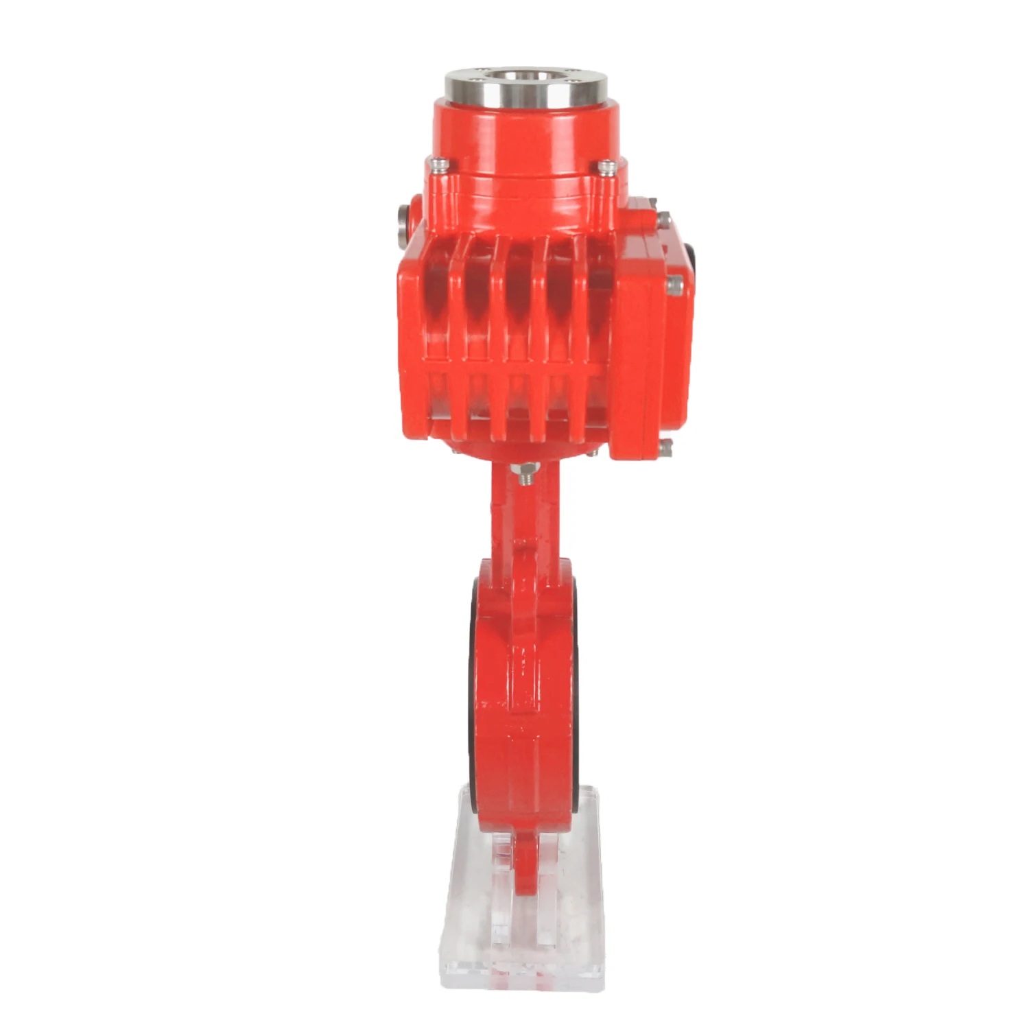 220VAC electric actuator with good look stainless steel butterfly valve