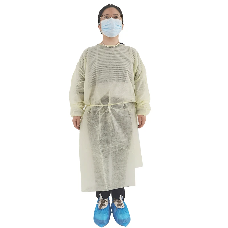 Protective Price Non Woven Hospital Doctors Uniform Medical Use Isolation Gowns