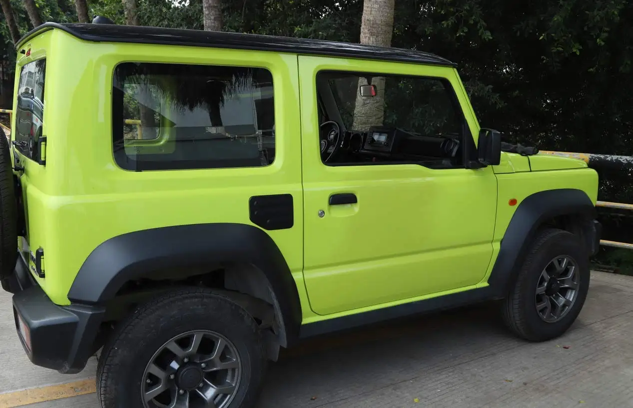 TELLIKA Black Car ABS Fuel Filler Tank Cover Cap Decorative Cover for Suzuki Jimny 2018 2024 5 door jb74 accessories JB64