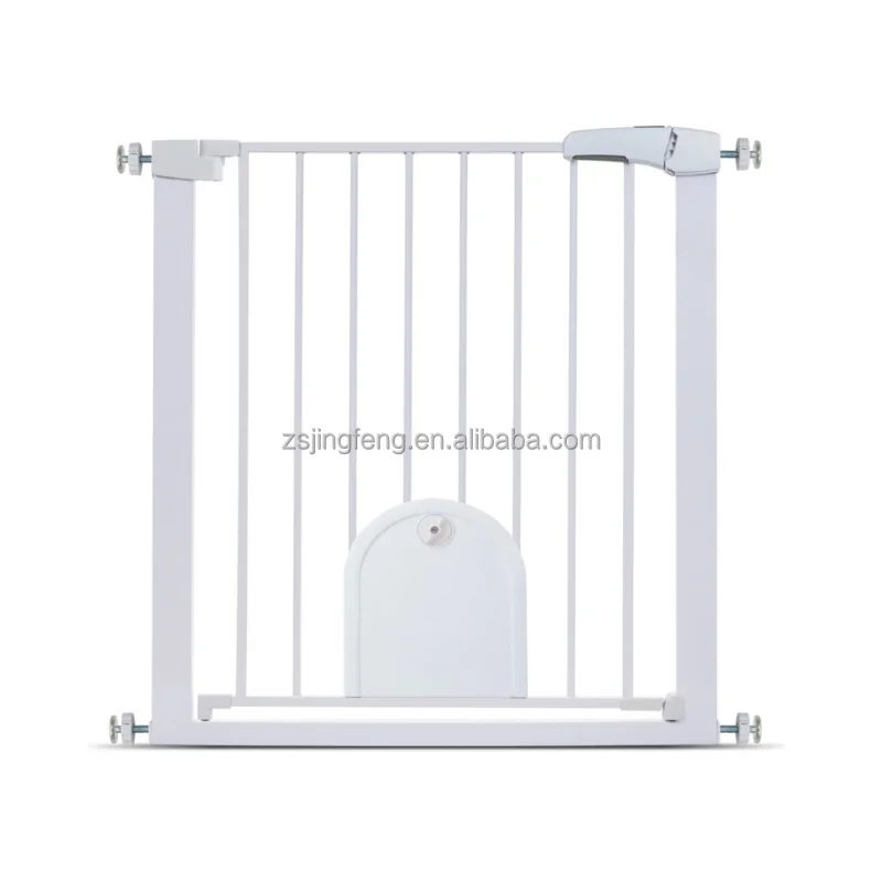 Popular Baby Safety Barrier Kid Fence Main Iron Baby Gate Design Automatic Safety Gate Security Gate For Children