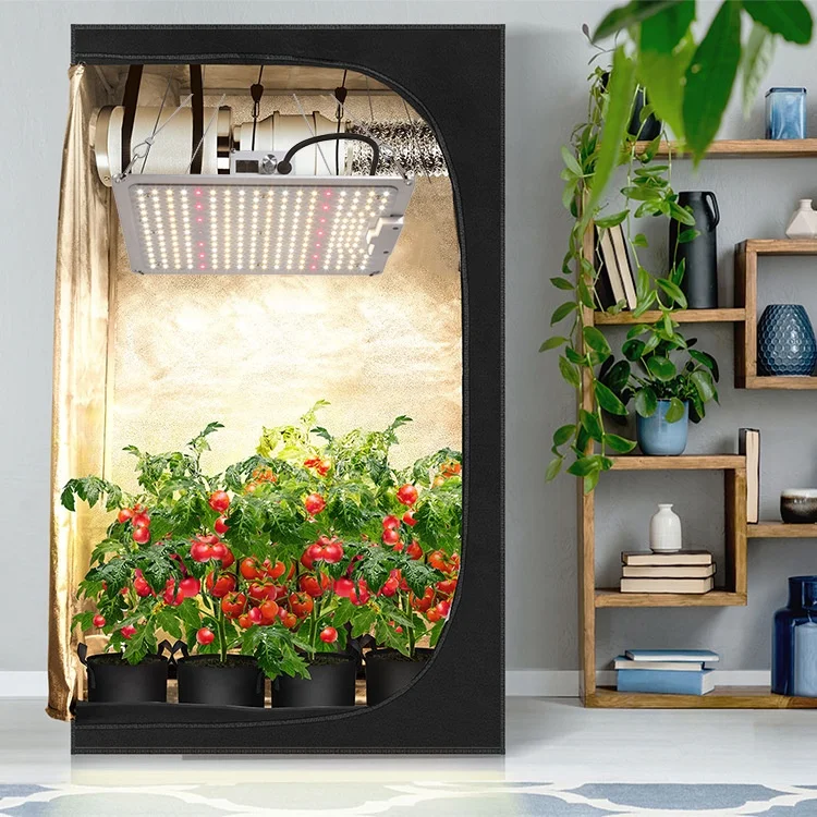 ETL/CE/ROHS/FCC 100W LED Grow Light full spectrum 2.7umol/J 0-10V Chain Daisy Dimmable With LM301b Chips  and China Brand Driver