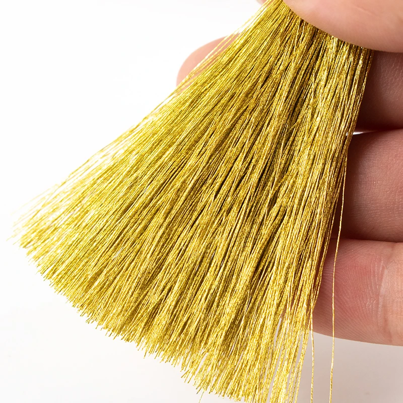 13cm Gold and Silver  tassels DIY  decoration Popular Custom Charm decorated for bags