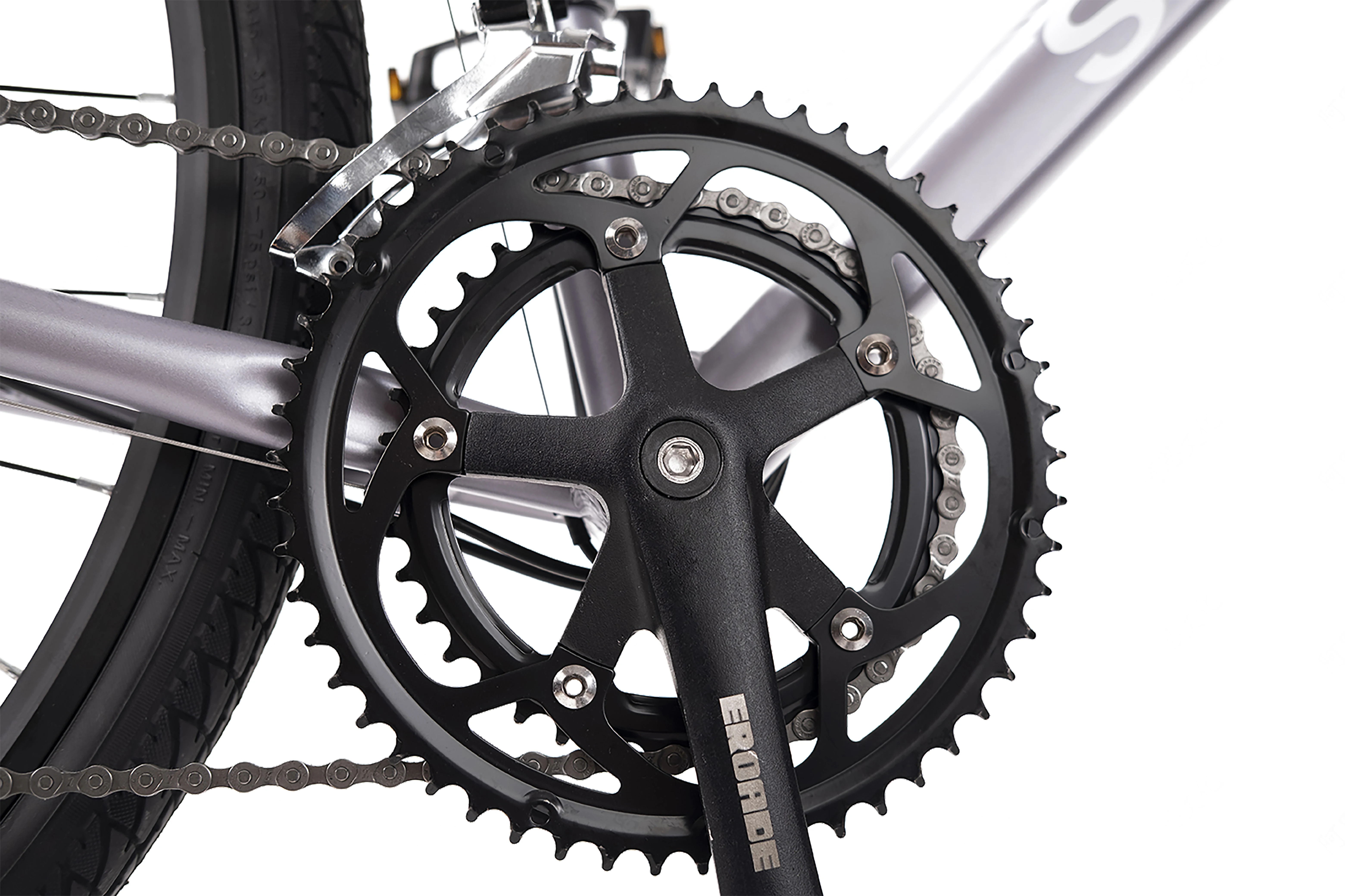 ODM and OEM 1 Year Warranty time Silver/Black 16 Speed 700c Aluminum Disc Brake Road bike