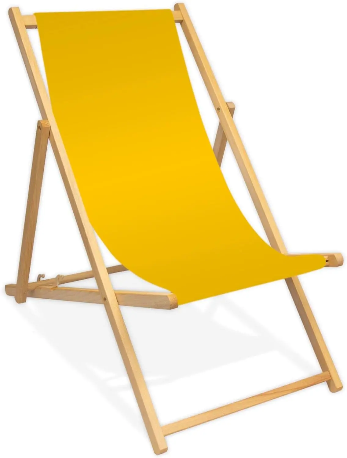 hot deckchair sling classic fold wooden full picture printed beach wood chair