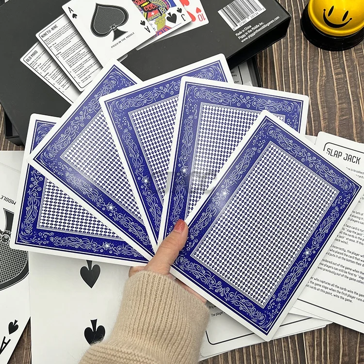 310gsm Germany Core Paper Poker Cards Jumbo Playing Cards Custom Logo Print