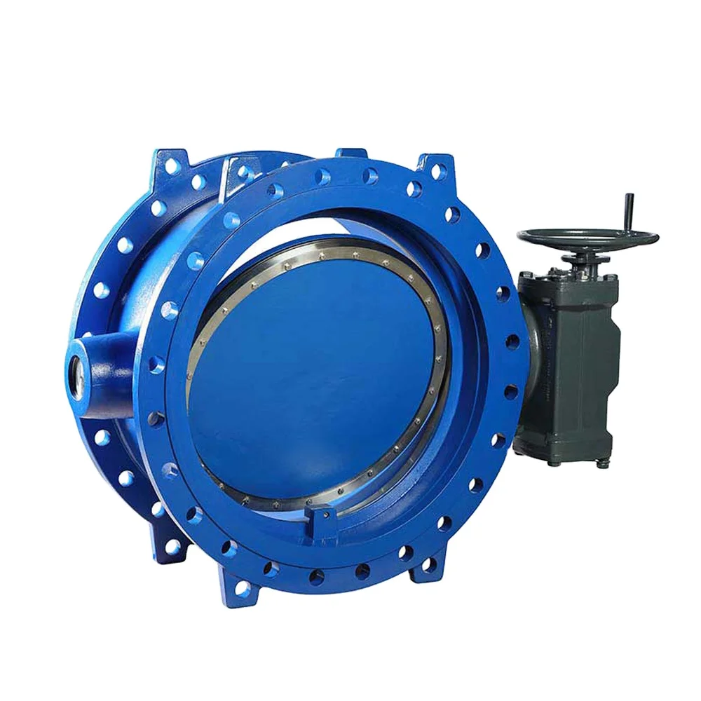 D342X double eccentric double flange soft seal butterfly valve ball cast iron butterfly valve