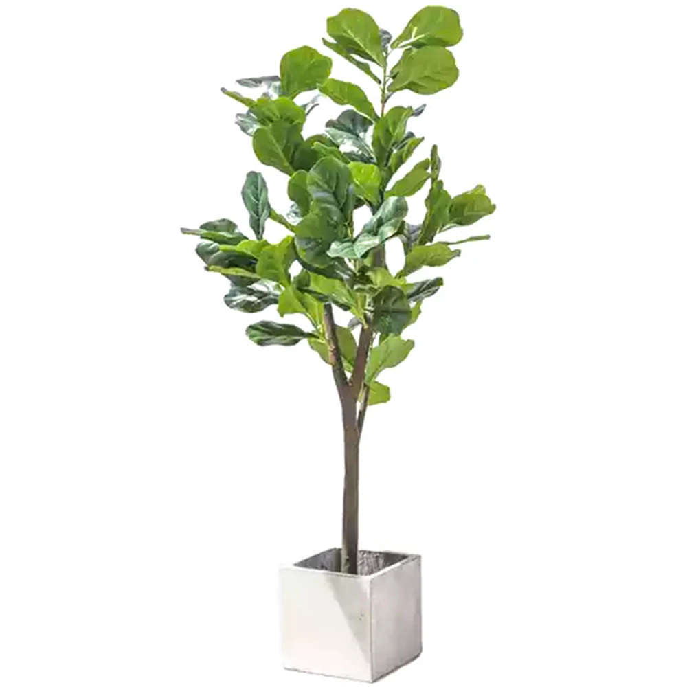Decor Artificial Plants Fiddle Leaf Fig Ficus Tree with pot Faux plants Potted Plants Faux Ficus Lyrata bonsai tree (1600605075155)