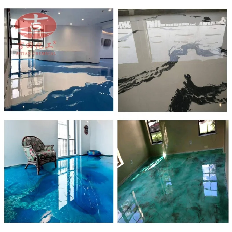 Прибор Буш жидкая эпоксидная смола 3d краска для пола здания покрытие для эпоксидных полов