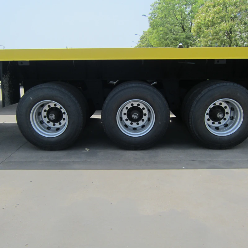 Китайского производства компании тяжелый 12m грузовой прицеп бортовой полуприцеп