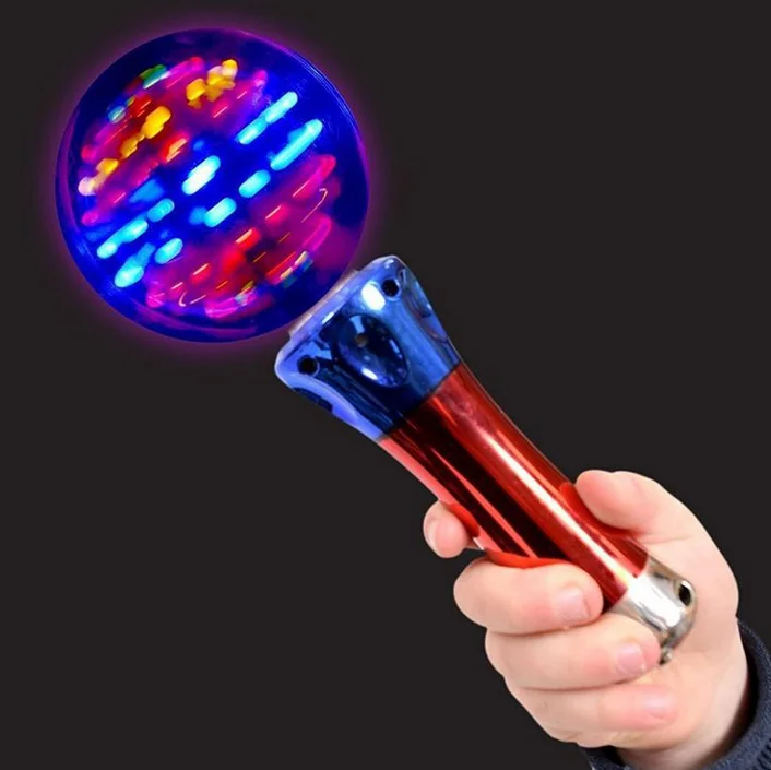 Party Light Up Magic Balls Star Wands Flash LED Star Ball Lights Rotatable Wand Kids Electronic Flashing Light Toys