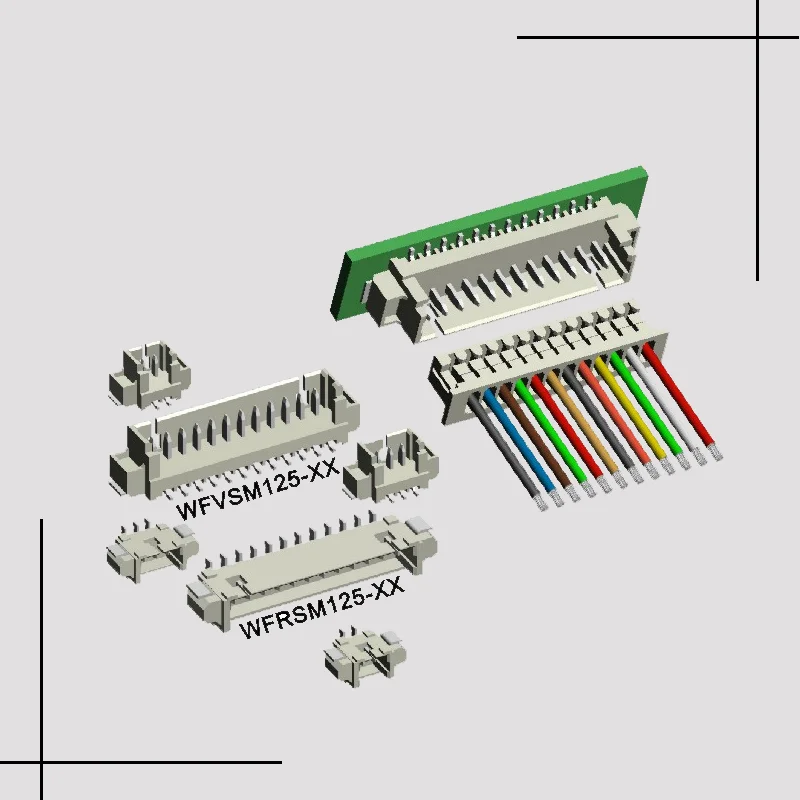 Альтернатива MOLEX PicoBlade 053261-0271 53261-0271 532610271 CONN HEADER SMD R/A 2POS 1,25 мм 0,049 дюйма провод для платы