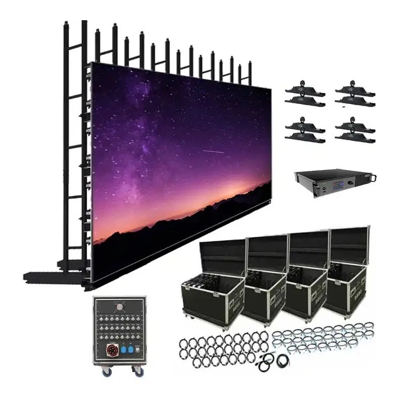 Seamless SMD Fullcolor P3.91 P2.9 P2.6 UHD Indoor LED Video Display Church Rental Stage Backdrop LED Digital Signage Displays