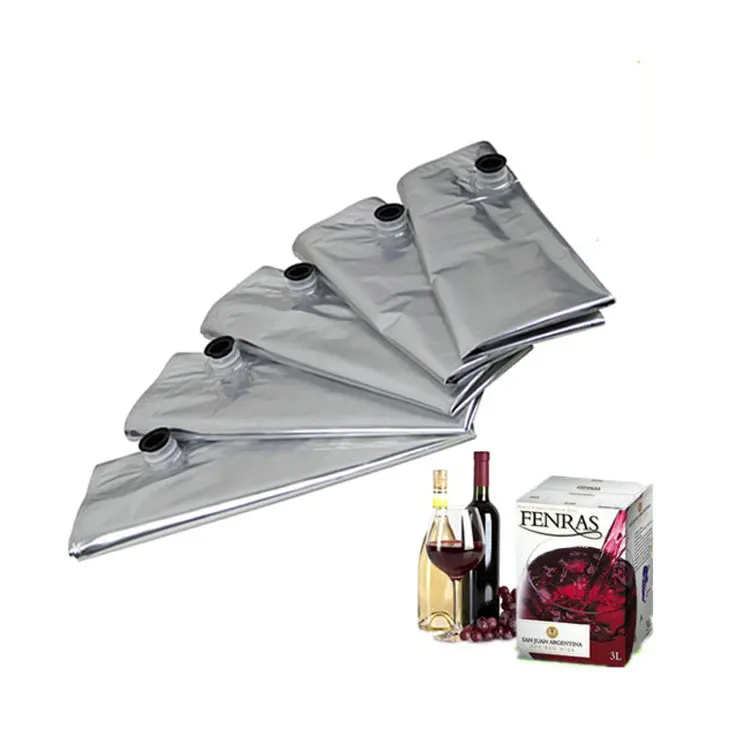 3L 5L aluminum concentrate juice bib bag in box
