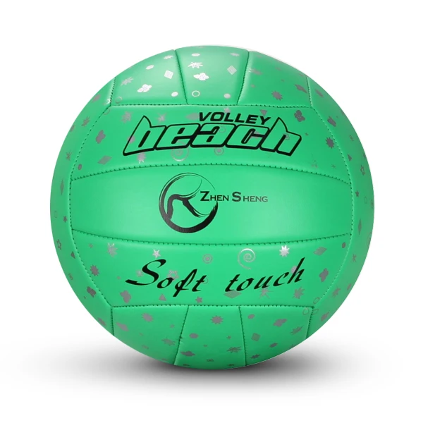 Zhensheng Promotional season sales exercise Colorful machine stitched Volleyball Ball Beach ball