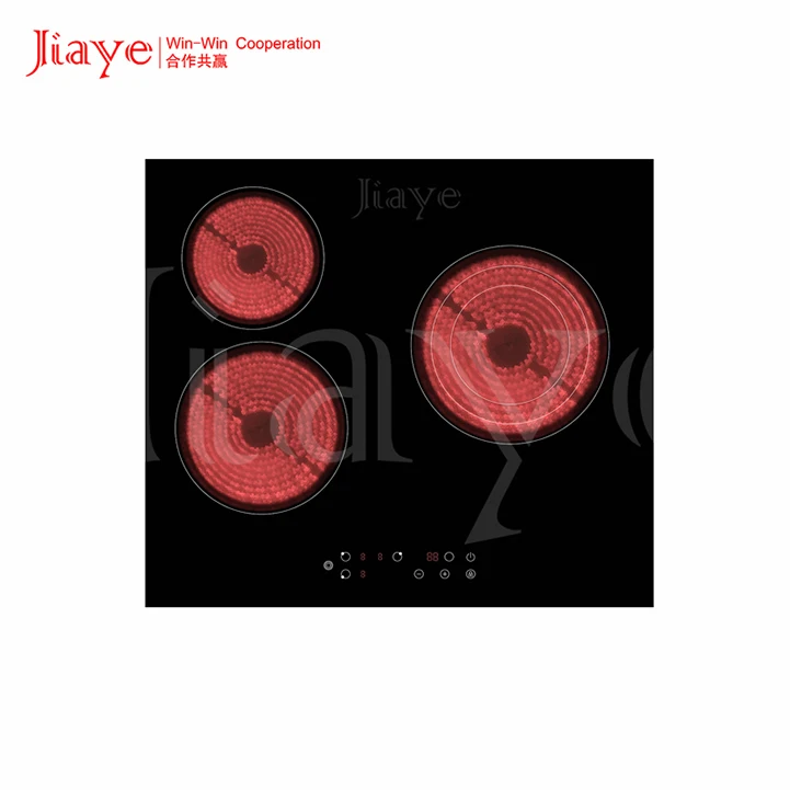 China Manufacturer 3 Burner Ceramic Hotplate Touch control Ceramic Hob Cooker