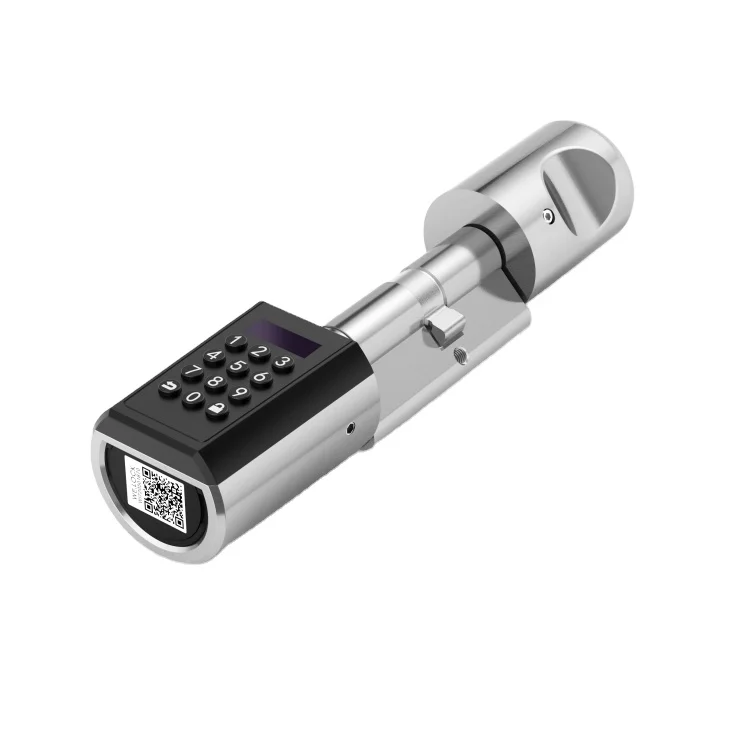 Keyless Wireless Smart Door Lock Cylinder Euro Adjustable Electronic Password Cylinder furniture card lock keyless door lock