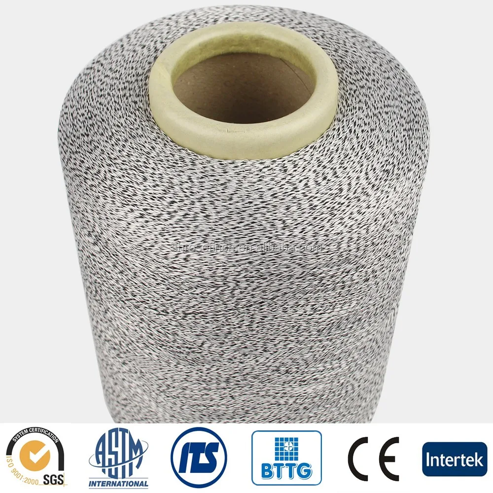 
Basalt HPPE UHMPE Elastic Fiber Cut Resistant Yarn EN 5 Food grade anti cut yarn for glove knitting 