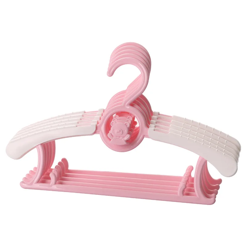 Cartoon Design Clothes Hanger Good Quality PP Plastic Hangers for Baby 4 model design 3D Space Children Hangers