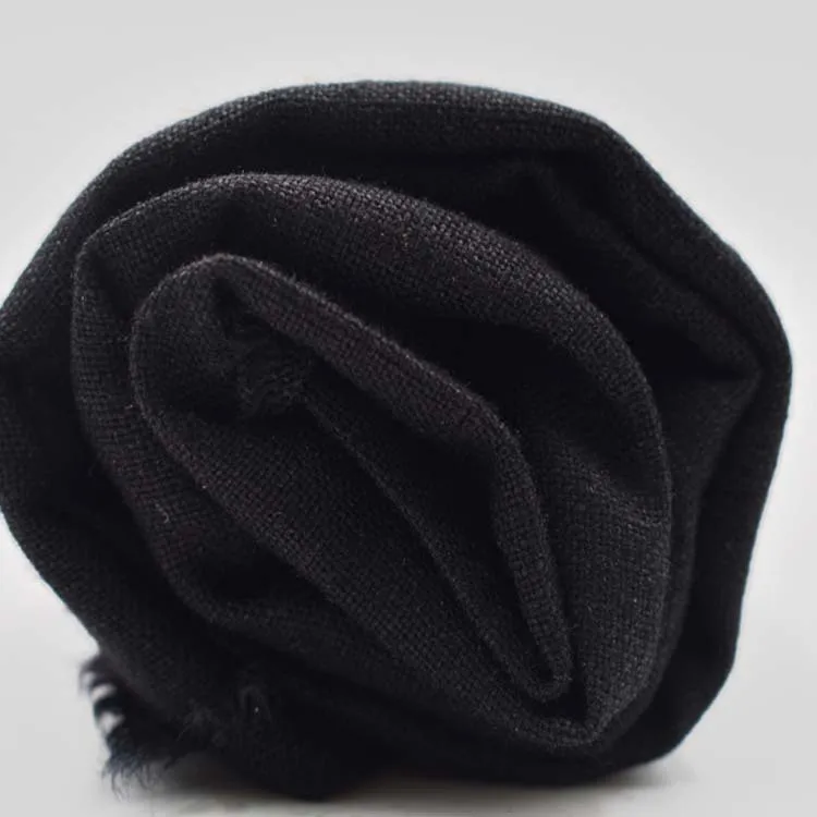 Wholesale custom belgian luxury black striped yarn dyed clothes flax fabrics dubai oeko-tex 100% linen fabric for suits