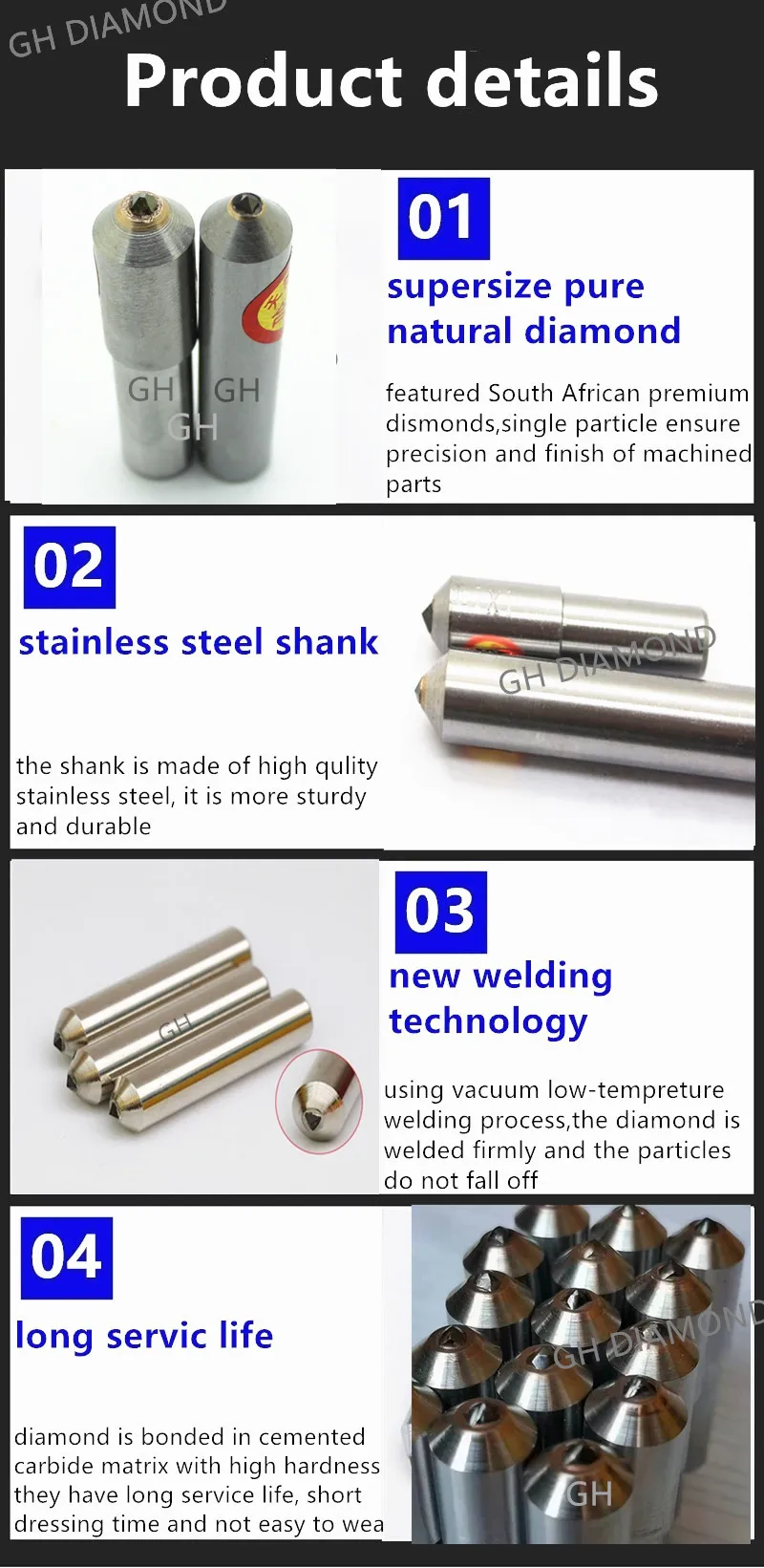 diamond dresser spec