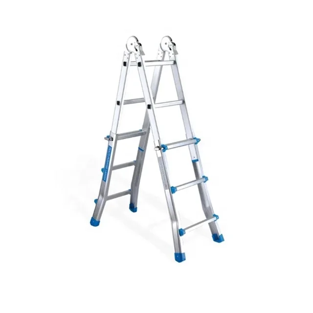 Aluminum Multifunctional /Multipurpose Foldable Step ladder 4x2 4x3 4x4 4x5 4x6 Step 3m 4m 5m 6m 7m Multifunction Ladder