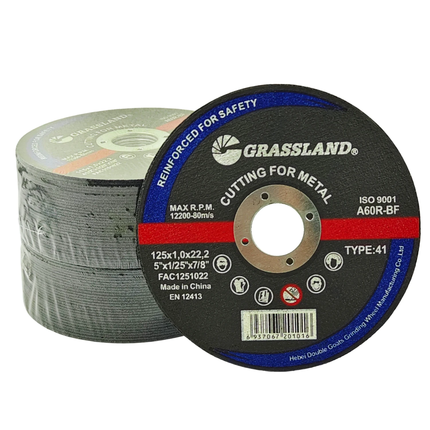 GRASSLAND grinder cutting disc hardware abrasive tools grinder disk 125 mm