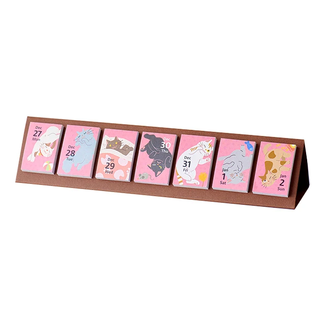 Perfect decorating new design cats creative desk table calendar