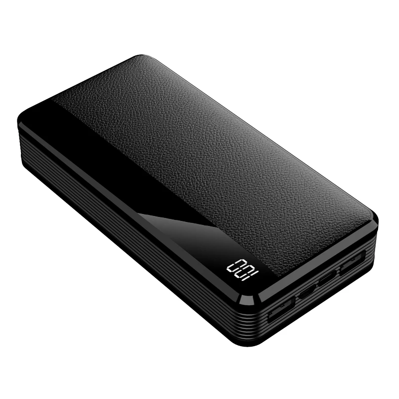 Large-capacity 2A power bank display portable power bank fast charge 20,000 mAh