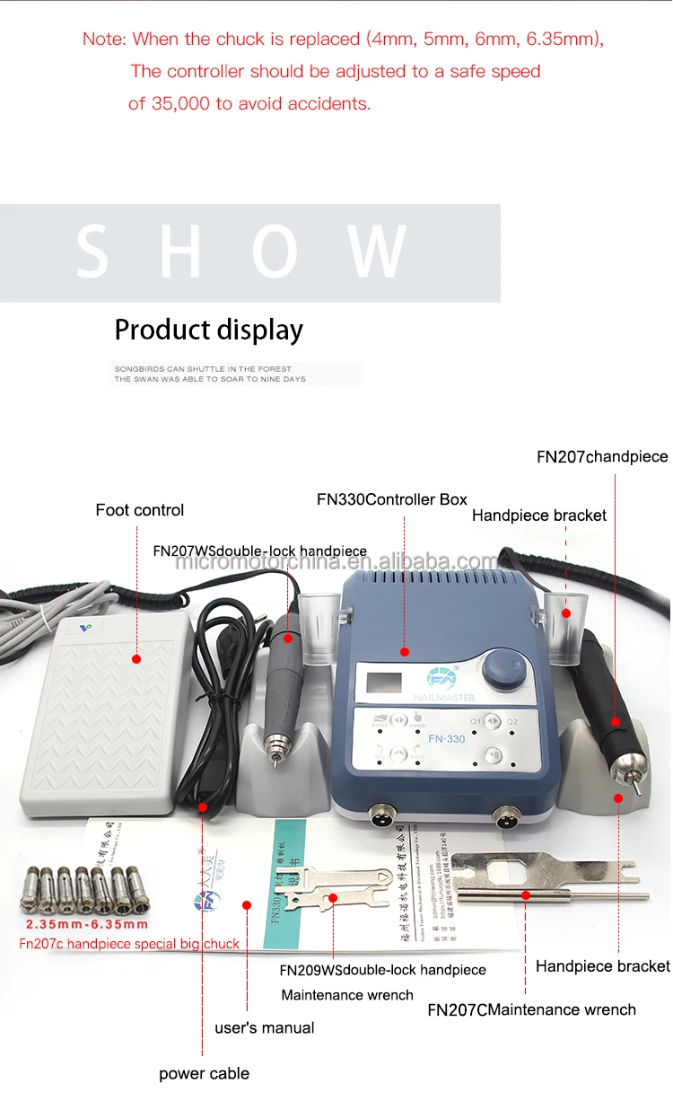 korea hot sell Compact high torque Dental Electric dental laboratory brushless handpiece micromotor