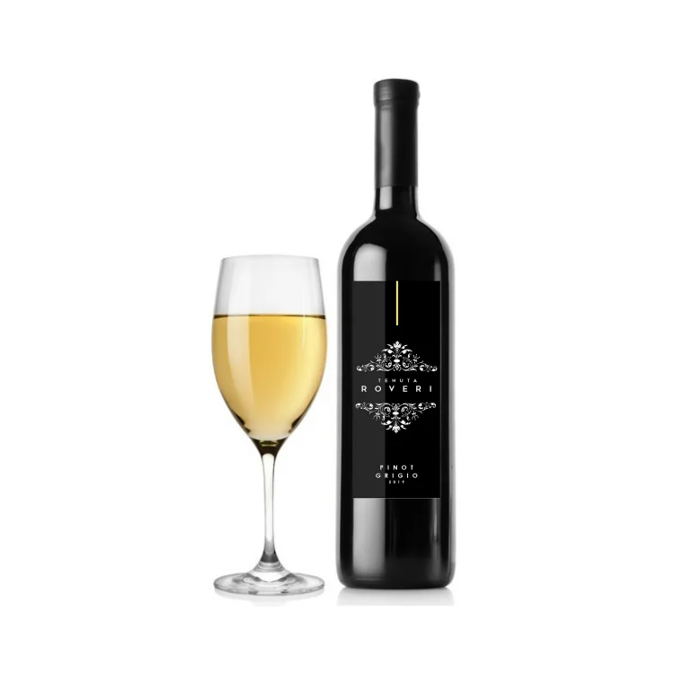 PINOT GRIGIO Top Quality Italian Half Dry White Wine 13% Alcohol Italy Alcoholic Beverage