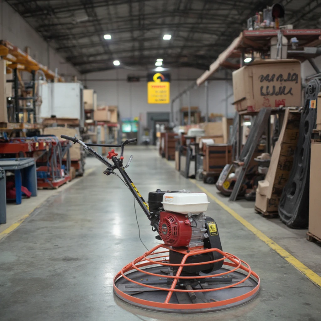 Concrete Power Trowel Machine and Finishing Tools Essential for Efficient Troweling