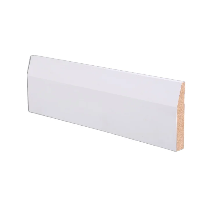 China Manufacture MDF Fibreboards MDF Melamin Moulded Door Primed Base MDF Moulding