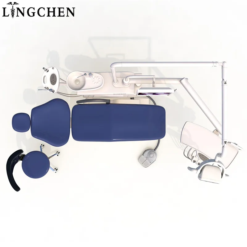 
LINGCHEN TAOS800 New Fashion Design Dental Chairs High Quantity Portable Dental Equipment Dental Unit With Monitor 