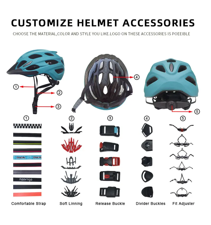 Top Selling Custom OEM/ODM Bike Helmets Adult Adjustable MTB Road Bicycle Helmets