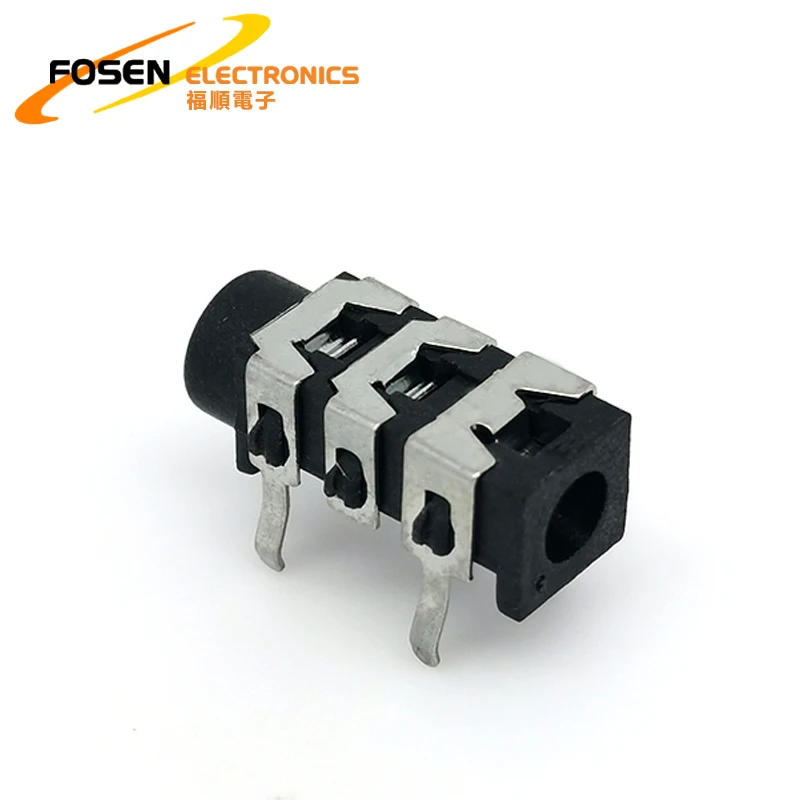 FOSEN Adapter 5 Pole 3.5mm 5 pin Audio Jack Female Stereo Headphone Jack Connector PJ-30130