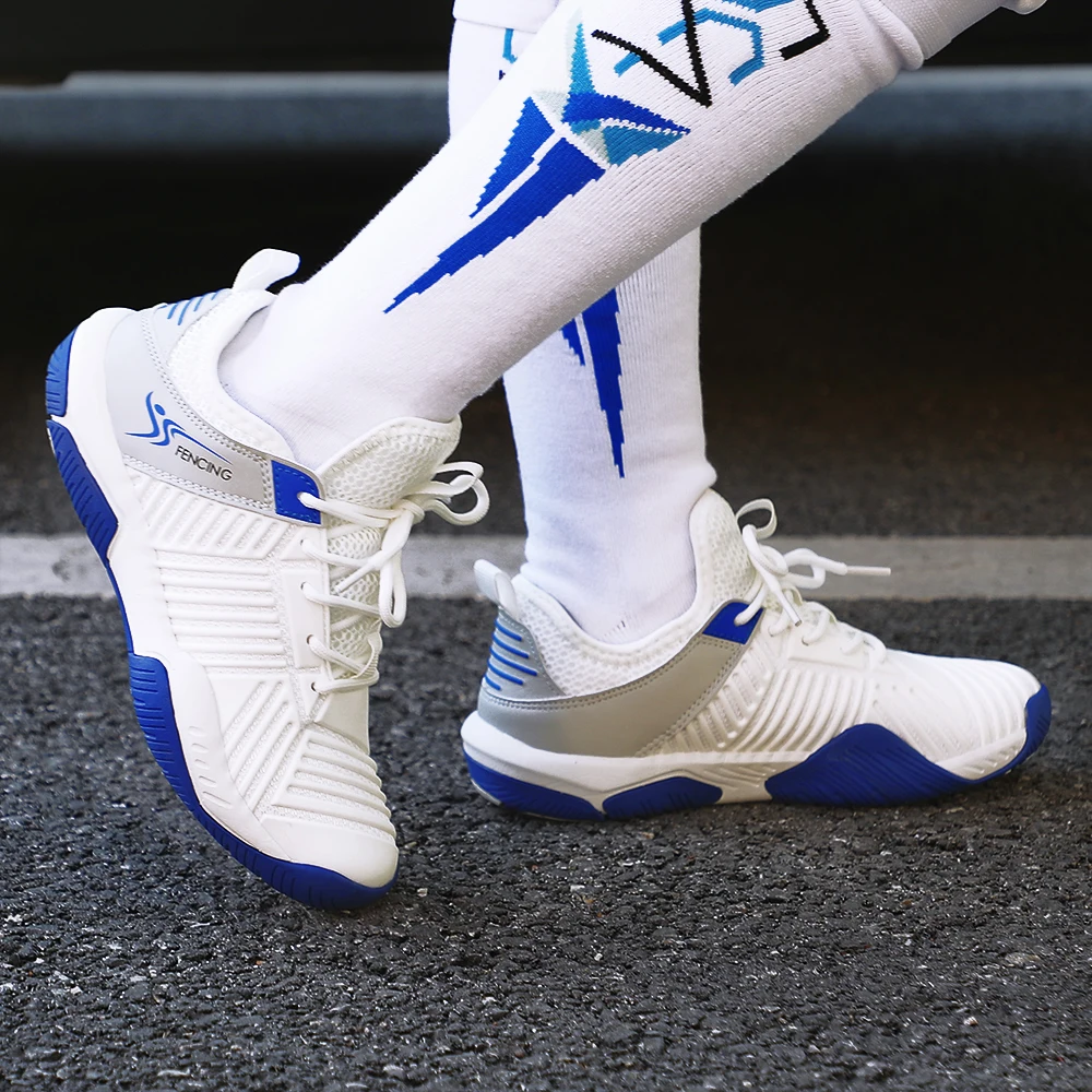 Fencing shoes Professional children adult training shoes men and women general anti-slip wear resistant athletic shoes