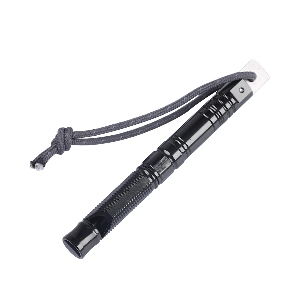 Outdoor Activity Magnesium 2-in-1 Survival Fire Starter With Emergency Whistle