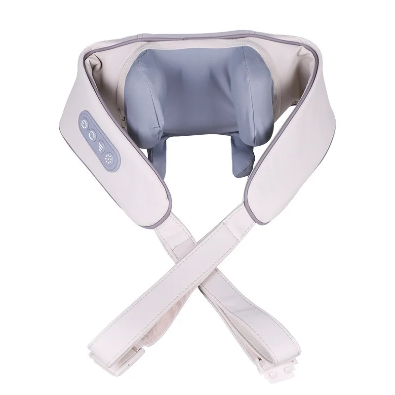 Portable Shiatsu Neck Massager Pillow Car Office Shiatsu Heat Relax Body Simulated Human Pinch Shawl Massager For Shoulder Back
