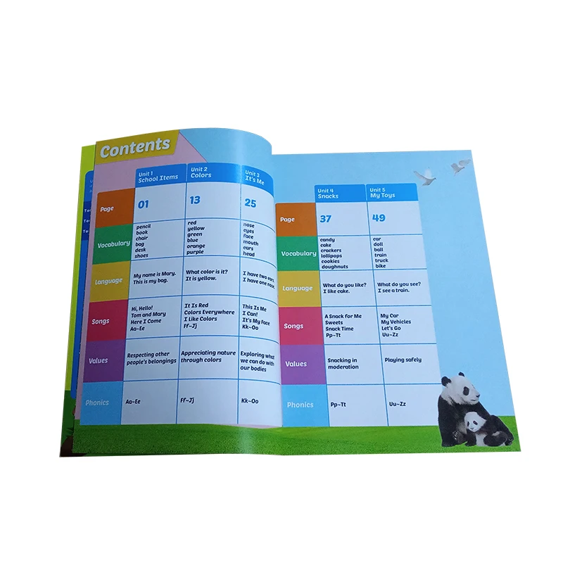 Activity Book Children English Learning OID Smart Pen Kids Coloring Book