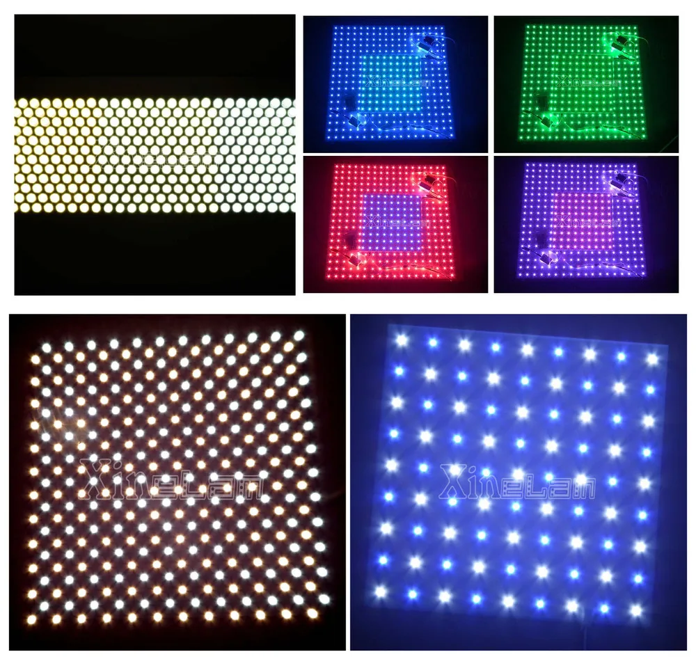 White cold white warm white RGB RGBW LED Backlit Panel for Wall, Countertop, onyx