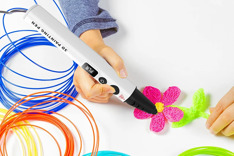 design filament refill creative toy 3D printing pencil 3d printer filament abs/pla 1.75mm for pen with charging cable
