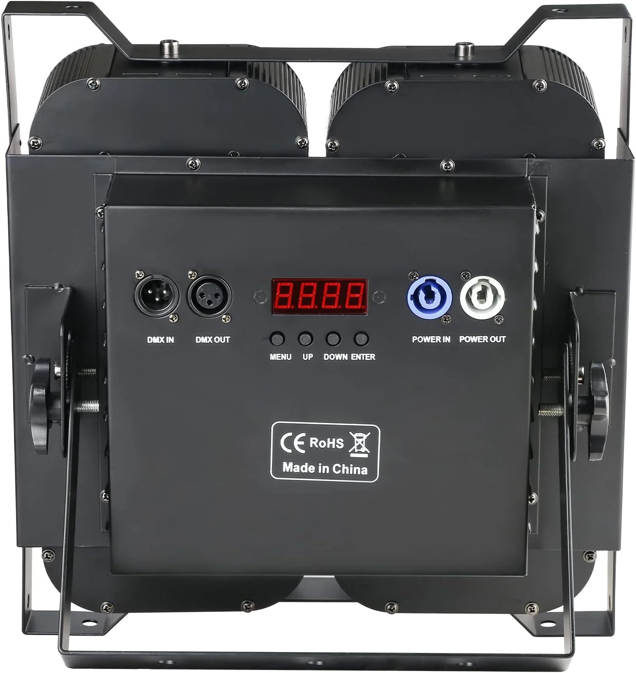 Сценический диджей 4 шт. 100 Вт 2 глаза 4*100 DMX 512 состривые шоры Cob светодиодный свет