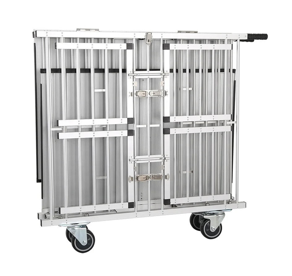 Dog trolley Aeolus Aluminum super light-weight portable pet outdoor salon show portable foldable dog trolley Mobile on wheel new